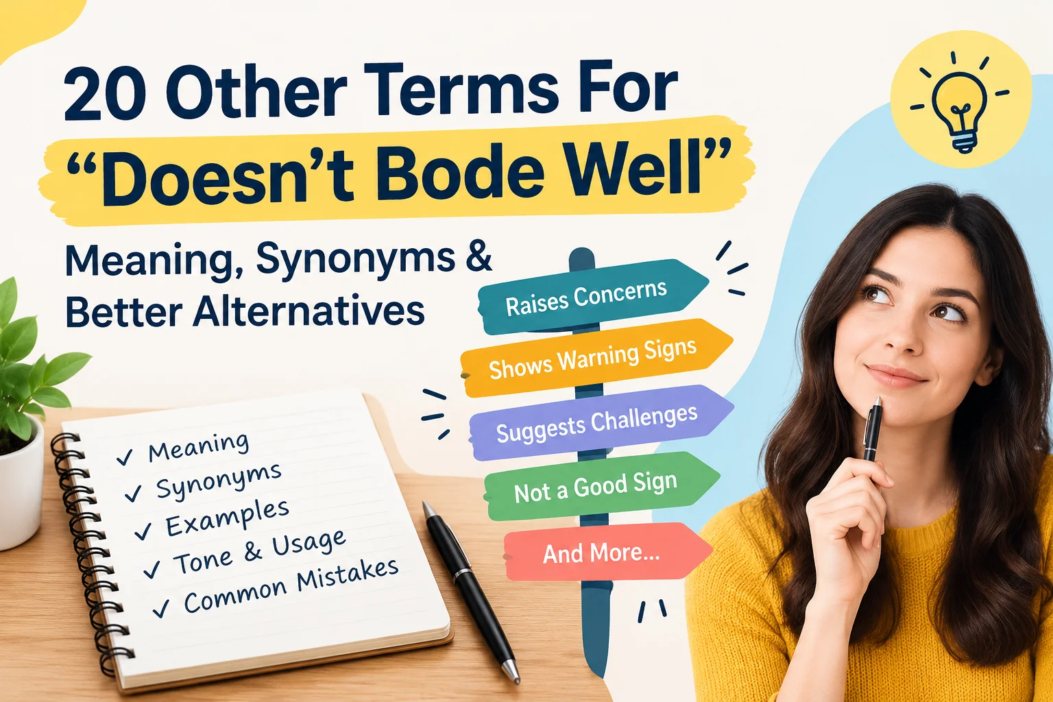 Other Terms For “Doesn’t Bode Well”: Meaning, Synonyms & Better Alternatives