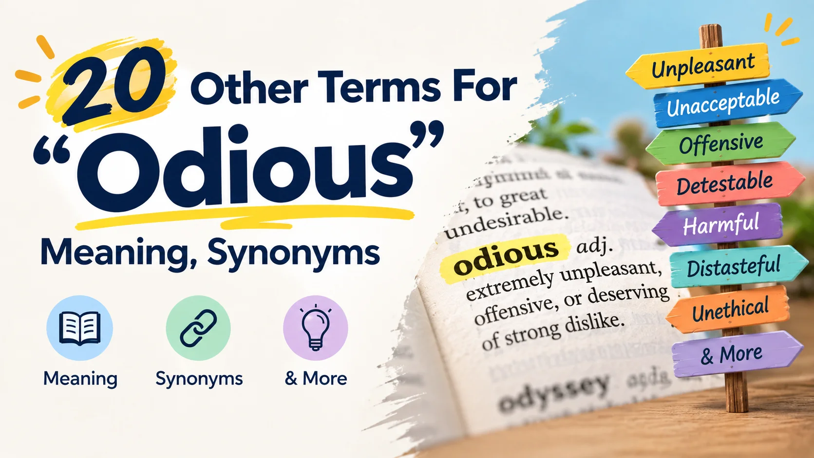 Other Terms For “Odious”: Meaning, Synonyms