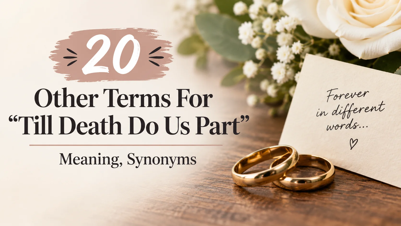 Other Terms For “Till Death Do Us Part”: Meaning, Synonyms
